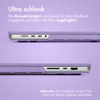 imoshion Hard Cover für das MacBook Pro 14 Zoll (2021 / 2023 M3 chip / 2024 M4 chip) - A2442 / A2779 / A2918 / A3112 / A3185 / A3401 - Lavender Lilac