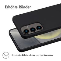 Accezz Color TPU Hülle für das Samsung Galaxy S25 - Schwarz