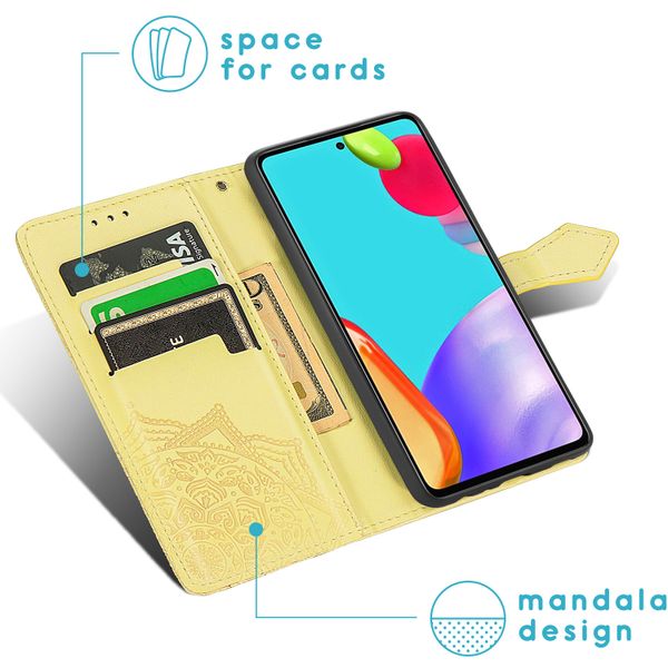 imoshion Mandala Klapphülle Samsung Galaxy A72 - Gelb