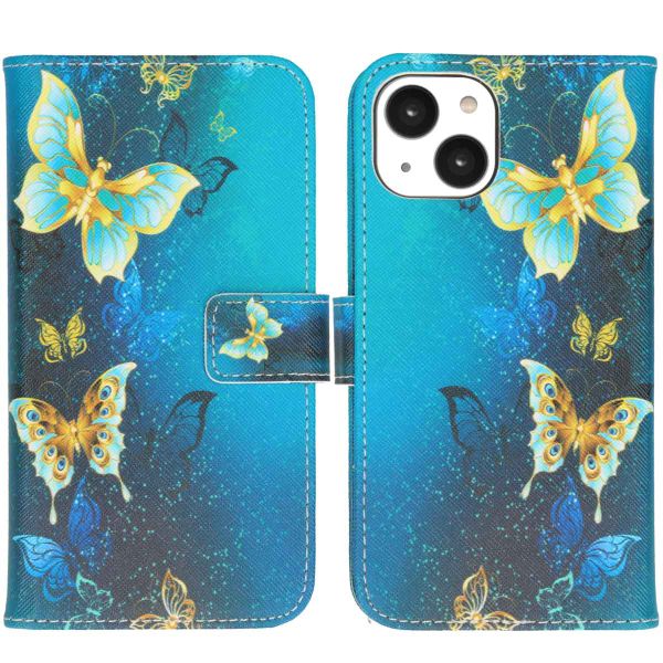 imoshion Design TPU Klapphülle für das iPhone 14 - Butterfly