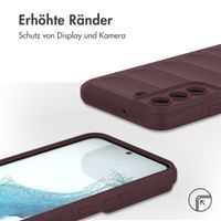 imoshion EasyGrip Back Cover für das Samsung Galaxy S22 - Aubergine