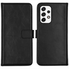 Selencia Echtleder Klapphülle Samsung Galaxy A53 - Schwarz