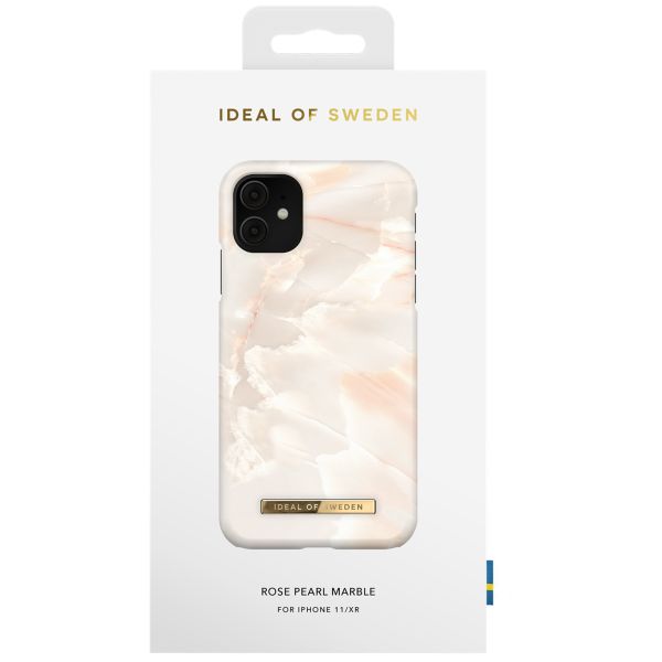 iDeal of Sweden Fashion Back Case Apple iPhone 11 - Rose Pearl Marble