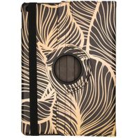 imoshion 360° drehbare Design Tablet Klapphülle Apple iPad 9 (2021) 10.2 Zoll / iPad 8 (2020) 10.2 Zoll / iPad 7 (2019) 10.2 Zoll - Golden Leaves