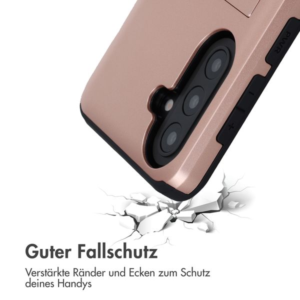 imoshion Backcover mit Kartenfach Samsung Galaxy A57 (5G) - Rose Gold
