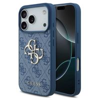 Guess 4G Metal Logo Back Cover Apple iPhone 17 Pro Max - Blau