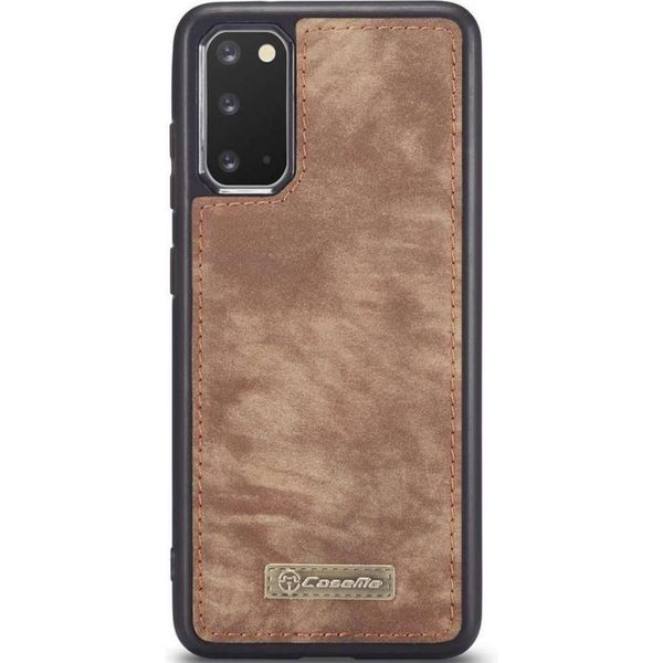 CaseMe Luxuriöse 2-in-1-Portemonnaie-Klapphülle Leder Samsung Galaxy S20