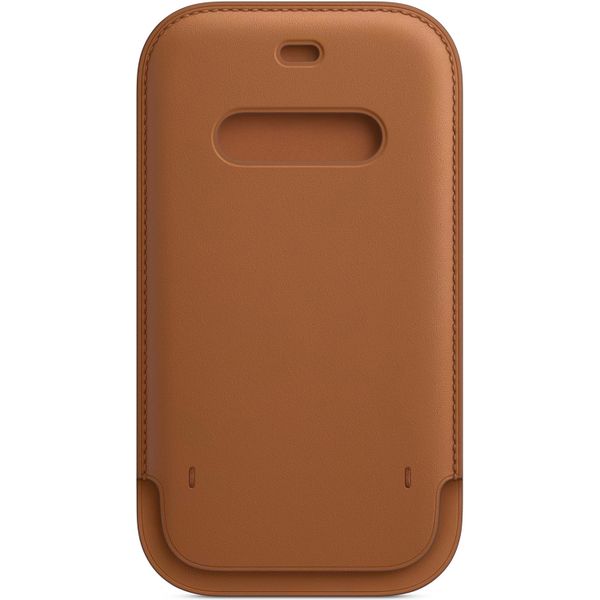 Apple Ledersleeve MagSafe für das Apple iPhone 12 (Pro) - Saddle Brown