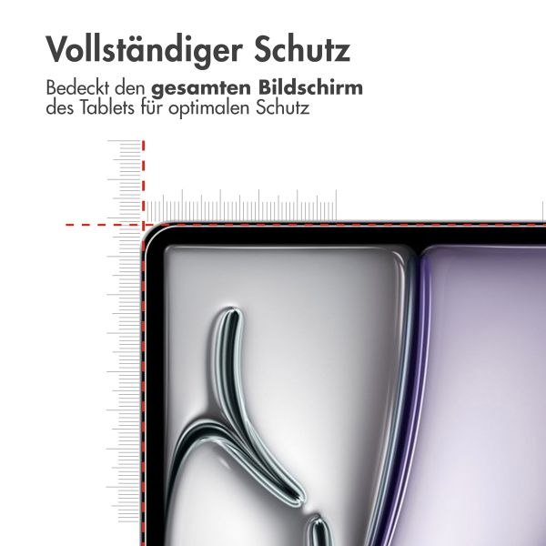 imoshion Displayschutz aus gehärtetem Glas für das iPad Pro 13 (2024) M4 / Air 13 Zoll (2024) M2 - Transparent