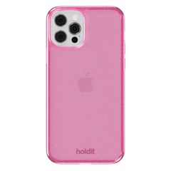 Holdit Glitzer Case Apple iPhone 12 (Pro) - Rosa