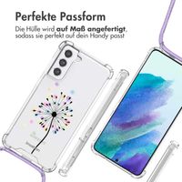 imoshion Design Hülle mit Band Samsung Galaxy S21 FE - Sandstone Dandelion