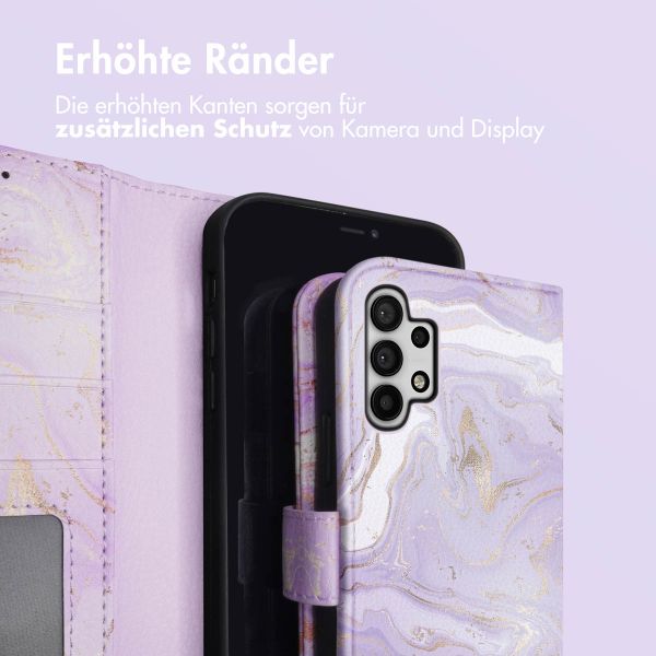 imoshion Design Klapphülle Samsung Galaxy A32 (5G) - Purple Marble