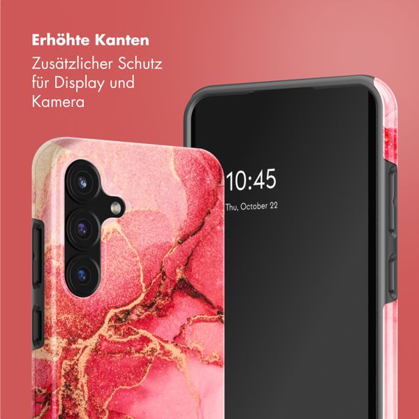 Selencia Vivid Back Cover Samsung Galaxy S25 FE - Rosy Marble