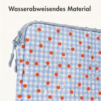 imoshion Design Laptop Hülle 13-14 Zoll - Laptop Sleeve - Cherry Check