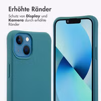 imoshion Color Backcover mit abnehmbarem Handykette und MagSafe Apple iPhone 13 - Dunkelgrün