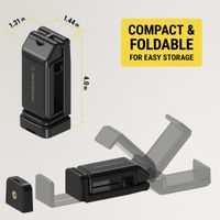 Scosche Travel Mount - Handyhalter – Verstellbar – Mit Klemme – Schwarz