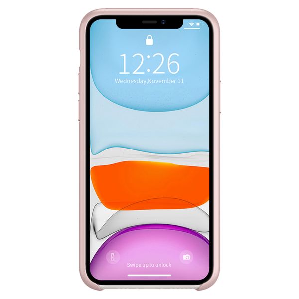 Valenta Luxe Leather Backcover für das iPhone 11 - Rosa