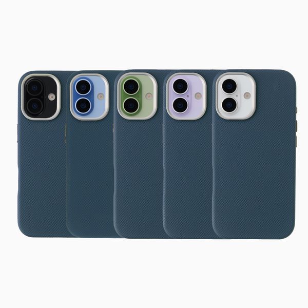 Accezz Mesh Backcover mit MagSafe Apple iPhone 17 - Dunkelblau