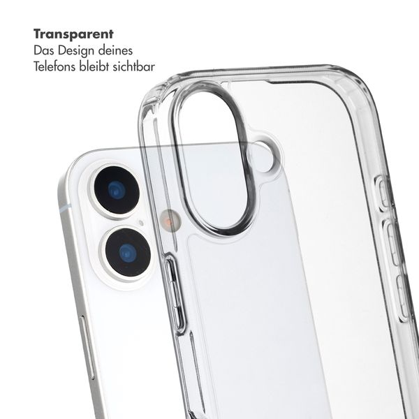 Selencia Backcover mit abnehmbaren Haken Apple iPhone 17 - Transparent