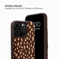 Selencia Nova Echtleder Backcover mit Kartenhalter Apple iPhone 15 Pro - Fawn Chic