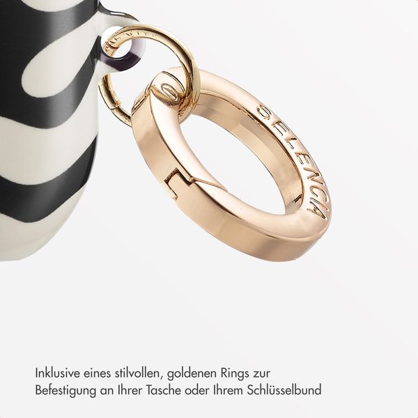 Selencia Vivid Case Apple AirPods 4 - Art Wave Black