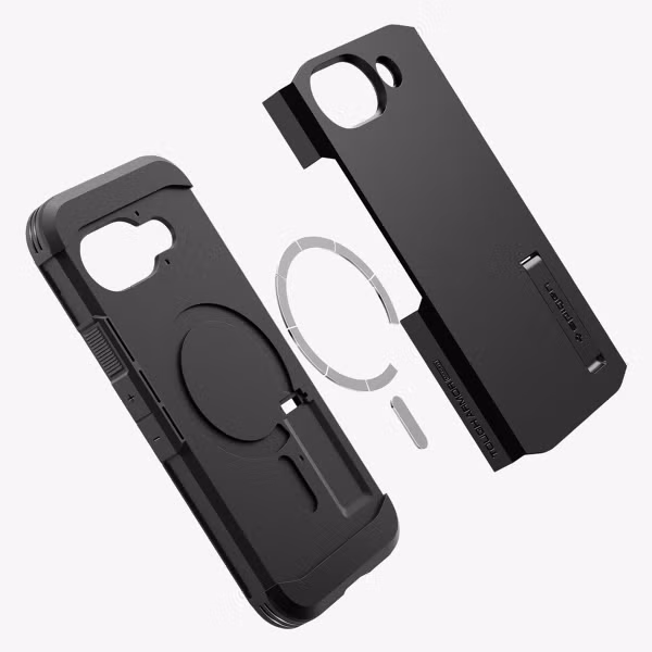 Spigen Tough Armor Backcover MagSafe Google Pixel 9A - Schwarz