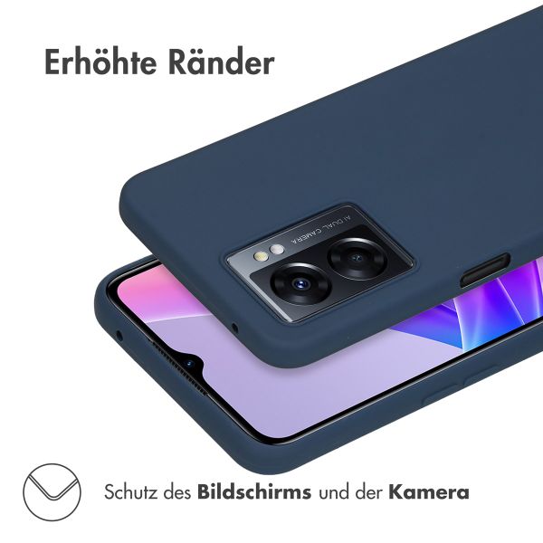 imoshion Color TPU Hülle für das Oppo A77 - Dunkelblau