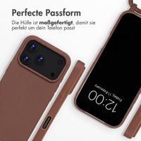 imoshion SilikonHülle mit Band Apple iPhone 18 Pro Max / 17 Pro Max - Braun