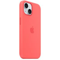 Apple Silikon-Case MagSafe für das iPhone 15 - Guava