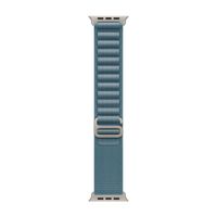 Apple Alpine Loop Armband für  Apple Watch Series 1 - 11 / SE / Ultra (44/45/46/49 mm) - Größe M - Light Blue / Natural Titanium