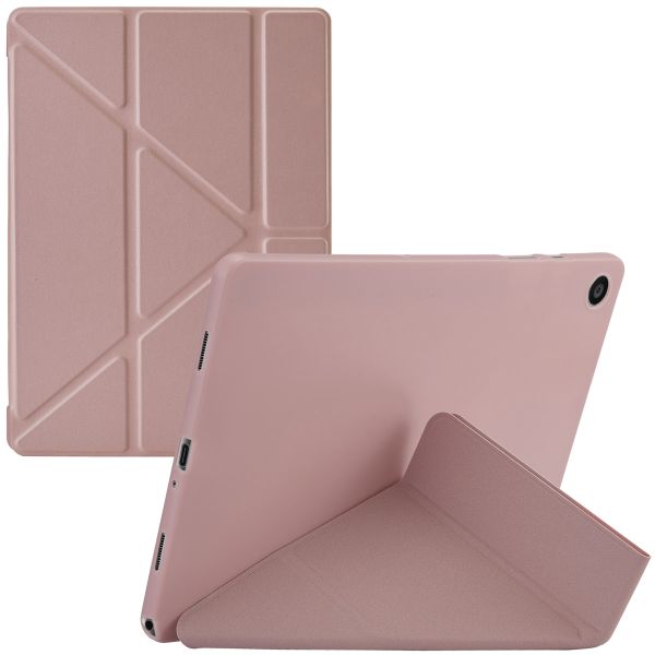 imoshion Origami Klapphülle für das Samsung Galaxy Tab A9 Plus - Rose Gold