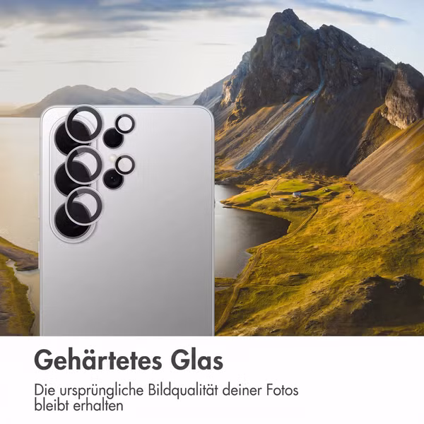 imoshion 2er-Pack Objektivschutz für Kamera für das Samsung Galaxy S26 Ultra - Silver Shadow