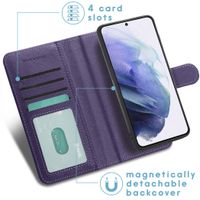 imoshion Luxuriöse Portemonnaie-Klapphülle Samsung Galaxy S21 - Violett