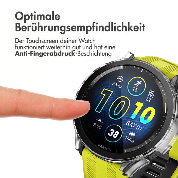 imoshion Full Cover Hard Case Garmin Forerunner 965 - Transparent