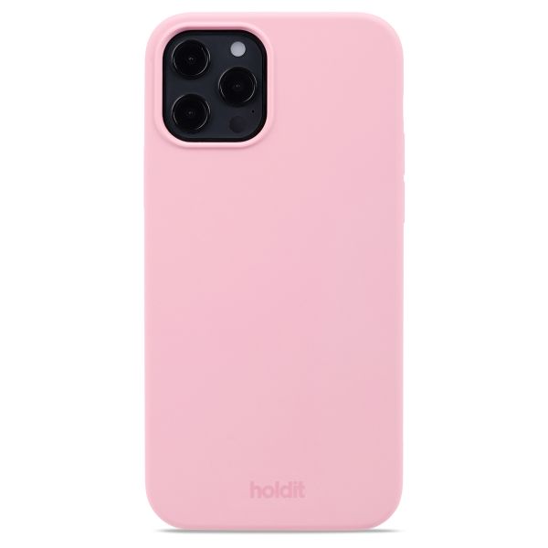 Holdit Silicone Case für das iPhone 12 (Pro) - Pink