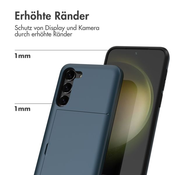 imoshion Backcover mit Kartenfach Samsung Galaxy S23 - Dunkelblau