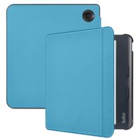 imoshion Slim Hard Case Sleepcover mit Stand für das Kobo Libra Colour / Tolino Vision Color - Hellblau