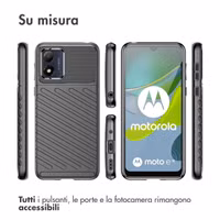 imoshion Thunder Backcover Motorola Moto E13 - Schwarz