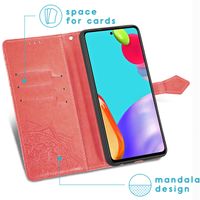 imoshion Mandala Klapphülle Samsung Galaxy A52(s) (5G/4G) - Rot