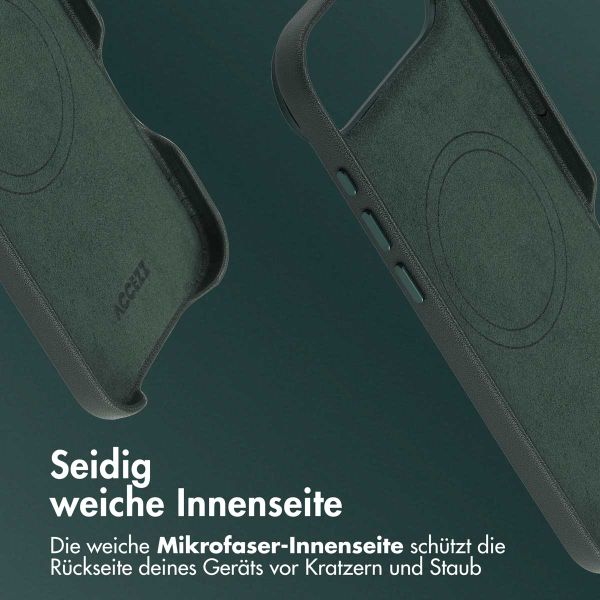 Accezz MagSafe Leather Backcover Apple iPhone Air - Cedar Green