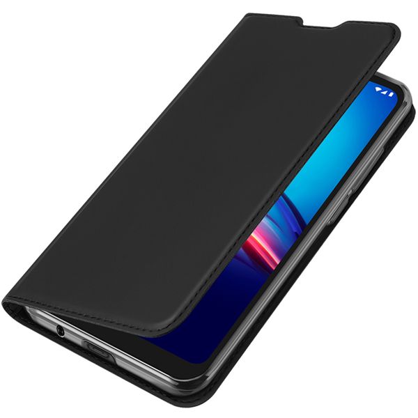 Dux Ducis Slim TPU Klapphülle für Motorola Moto E6s - Schwarz