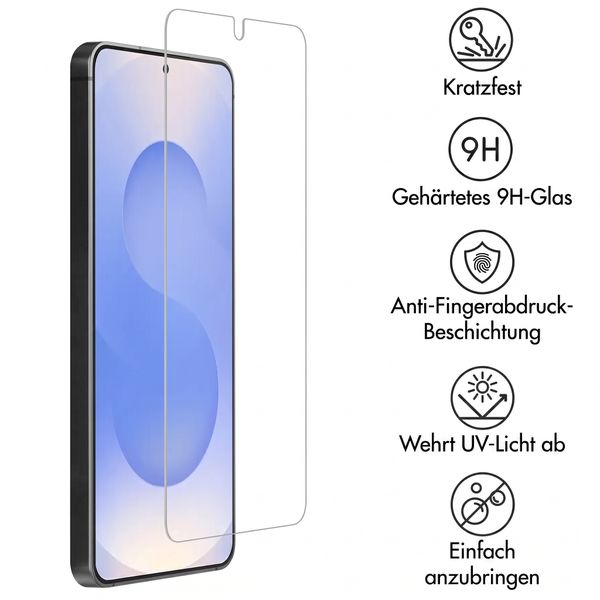 Accezz Hartglas-Displayschutz für den Accezz Project Applicator Samsung Galaxy S26