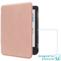 imoshion Slim Hard Case Klapphülle Kobo Clara Colour / BW - Rosé gold