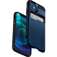 Spigen Slim Armor CS Case für das iPhone 12 Mini - Dunkelblau