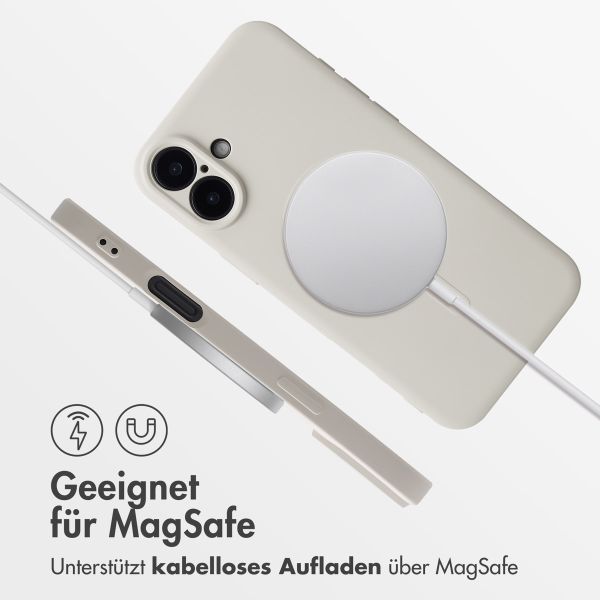 imoshion Color Back Cover mit MagSafe für das Apple iPhone 16 Plus - Beige