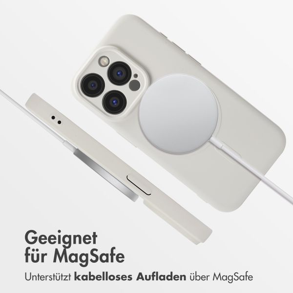 imoshion Color Back Cover mit MagSafe Apple iPhone 15 Pro - Beige