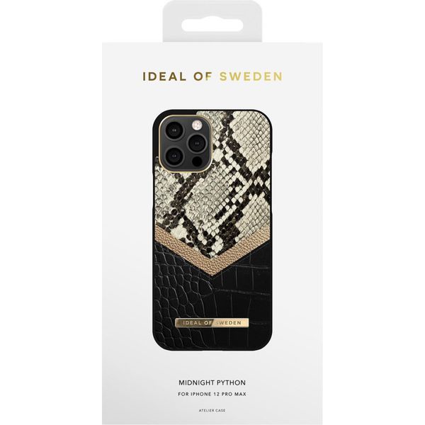 iDeal of Sweden Atelier Backcover für Apple iPhone 12 Pro Max - Midnight Python