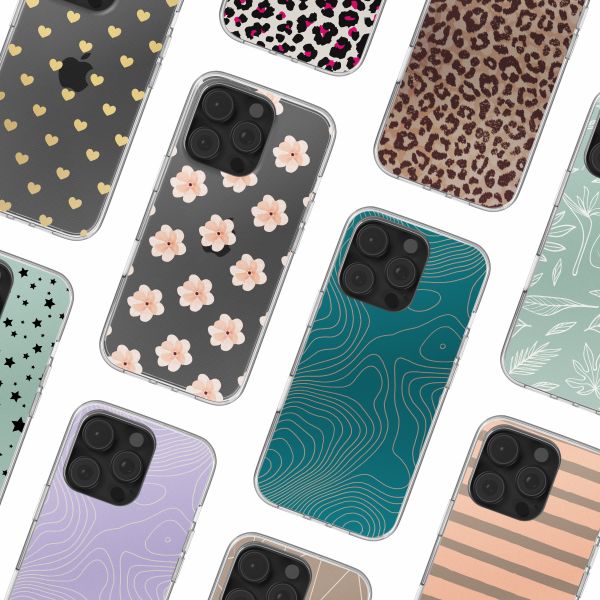 imoshion Design Hülle Apple iPhone 16 Pro - Floral Peach