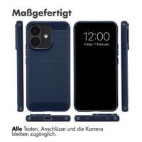 imoshion Brushed Back Cover Xiaomi Redmi Note 17 Pro - Dunkelblau