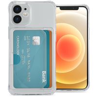 imoshion Soft Case Back Cover mit Kartenhalter iPhone 12 Mini - Transparent